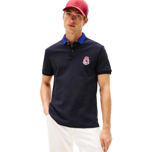 Tommy Hilfiger Regular Fit Herringbone Collar Pique Polo Shirt